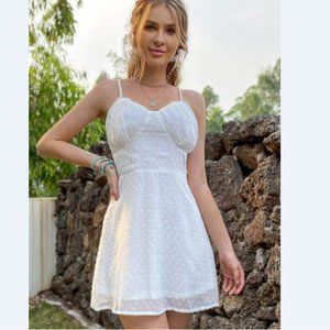 Swiss Dot Spaghetti Strap Dress